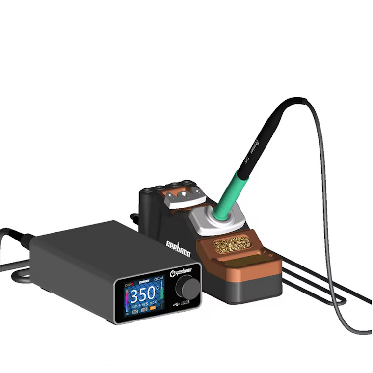 Geeboon TC22 240W Digital Soldering Station Kit with JBC-Compatible C245/C210/C115/T12 Handles, Color LCD Temperature Display, Sleep Mode for Phone Repair, BGA Rework, and Electronics Soldering