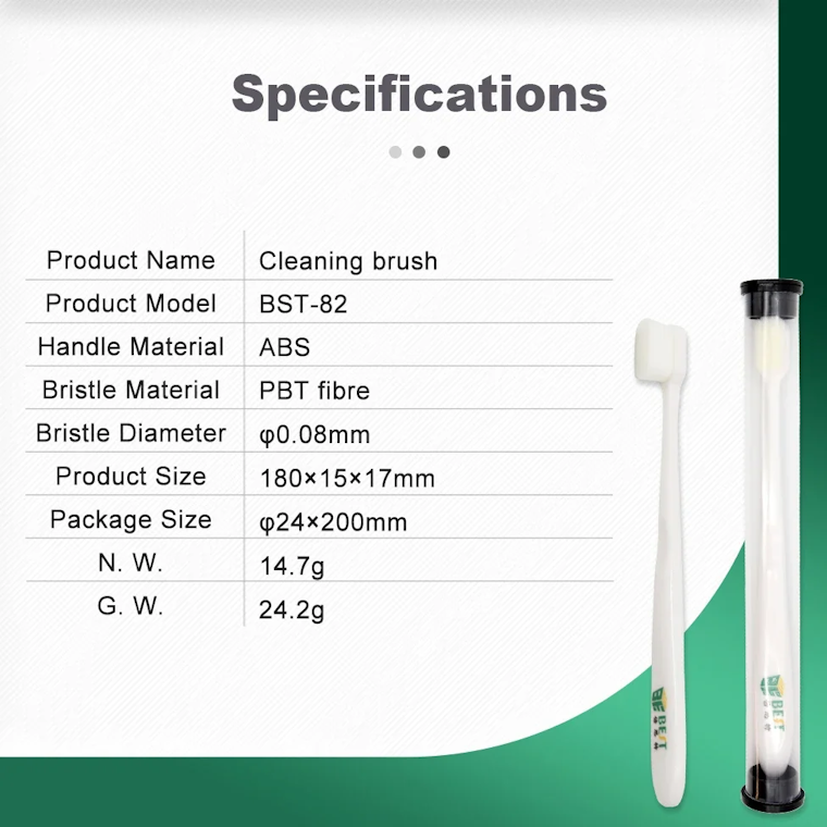 BEST Anti-Static Cleaning Brush with Soft Bristles – White ESD-Safe Dust Removal Tool for Phone Repair, PCB Cleaning, Camera Lens, and Electronics Maintenance