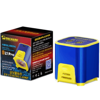 Mechanic L1 Pro Rechargeable UV Curing Lamp 1000mAh Battery – High Power Dual-Core Fast UV Light for Solder Mask, UV Glue, Phone Repair, PCB & OCA Curing
