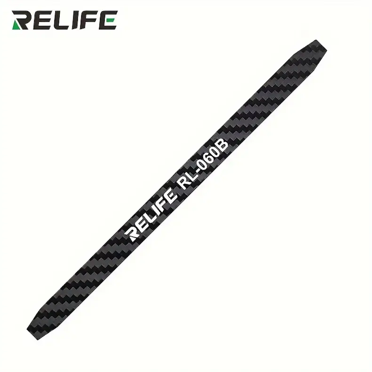 RELIFE RL-060B Carbon Fiber Anti-Static Pry Tool Spudger for Phone Repair, Laptop Disassembly, Non-Marring Opening Tool for iPhone, iPad, and Electronics Repair