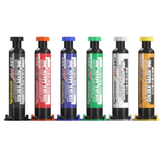 Mechanic LVH900-RY UV Curable Solder Mask 10cc Syringe – PCB Repair Ink for BGA, Circuit Board Protection, Fast Curing Under UV Light, Phone & Electronics Repai